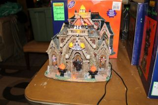 Lemax Spooky Town All Hallows Mausoleum Lights And Sound 35491