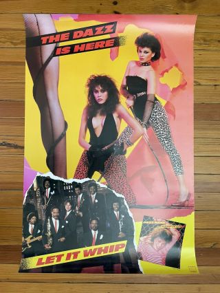The Dazz Band “let It Whip” Promo Poster - Vintage - Very Rare