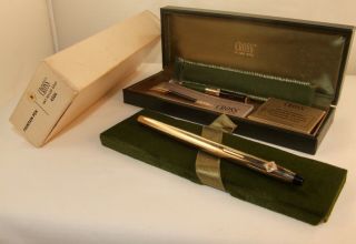Vintage Cross Century 4506 Rolled Gold Fountain Pen - 0rig 