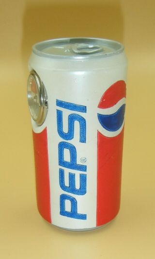Pepsi Cola Can Mini Quartz Shelf Mantle Clock Battery