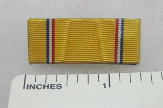 Ww2 Vintage Us Navy Usmc American Defense Medal Ribbon Bar 1/2 Inch Wide Pinback