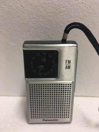 Vintage 1970’s Panasonic Rf - 506 Fm/am Portable Radio