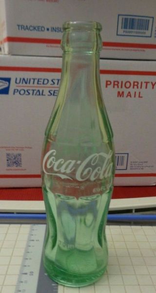 Vintage 6.  5oz Coke Bottle Coca - Cola West Blocton,  Ala Al Alabama