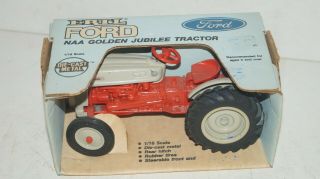 1986 Vintage Ford Ertl Naa Golden Jubilee Usa Farm Tractor 1/16 Scale