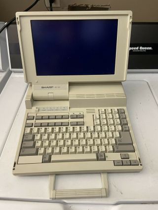 Vintage Sharp Model Mz - 100 Personal Computer Laptop Notebook