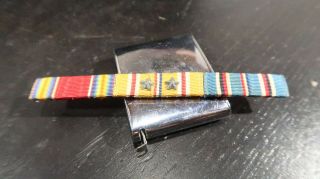 Wwii Us Army 3 Place Ribbon Bar Victory Asian Pacific With 2 Stars American Camp