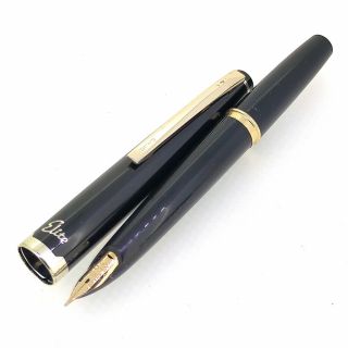 Vintage Pilot Namiki Fountain Pen " Elite " 18k - 750 F Nib Black Body 0704
