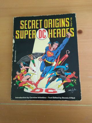 Vtg 1976 Secret Origins Of The Dc Hero 
