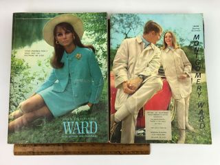 Vintage 1966 1968 Spring Summer Montgomery Ward Catalogs