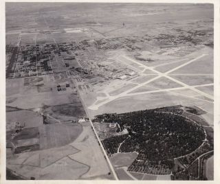 Wwii Aaf Aerial Photo Lowry Air Field Aab 1943 Near Denver Colorado 65