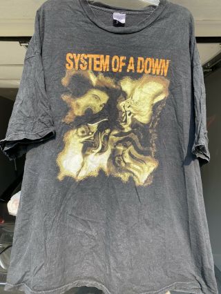 Vintage System Of A Down Band T Shirt Black Authentic Hypnotize Adult Sz 3xl