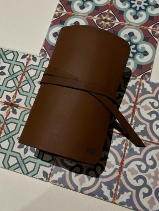 Allegory Handcrafted Goods Co.  Saddle 6 - Pen Wrap (ecuadorian Latigo Leather)