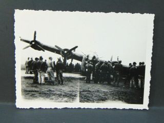 Wwii Photographs U.  S.  Army Veteran 1943 Italy B24 Bomber Crash Landing