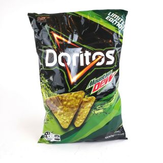 Large Full Doritos Mountain Dew Limited Edition 500g Bag Expired