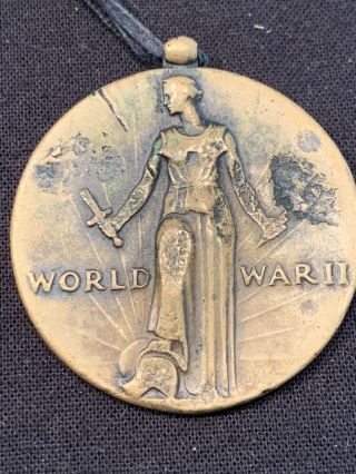 World War Ii Freedom Medal No Ribbon Wwii 1941 - 1945 U.  S.  A.  Vintage
