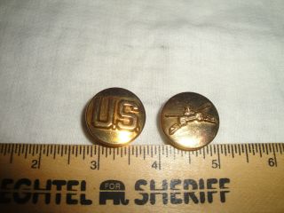 Korean War Us Army Armor Tank Corps Collar Brass Set,  Enlisted,  Stamped