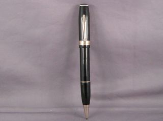 Keystone Vintage Black Flat Top Combo Fountain Pen/pencil - Sac Installed