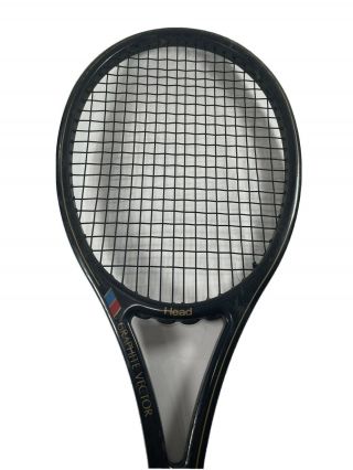 Rare Amf Head Graphite Vector Tennis Racquet 4 1/2 In.  Grip - Vintage