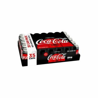 Coca - Cola Coke Zero Cans,  12 Ounce [35 Cans]
