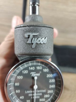 Tycos/welch Allyn Blood Pressure Sphygmomanometer W/adult Cuff Vintage