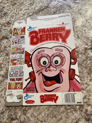 1980’s General Mills Franken Berry Cereal Box