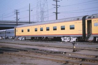 Railroad Slide - Union Pacific Western Plains Pullman Passenger Car 1964 Train