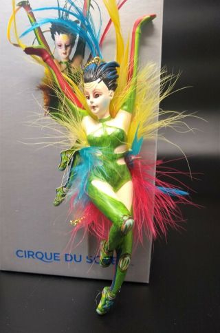 Cirque Du Soleil Ornament Colorful Feather Acrobat Dancer 2