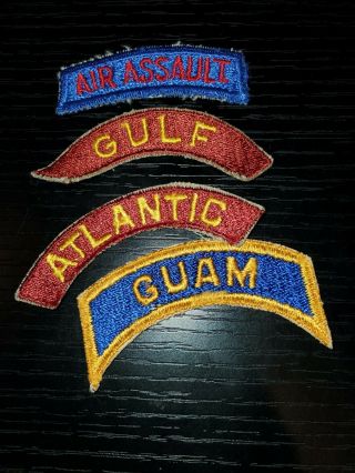 Wwii Us Army Airborne Atlantic Ports Of Embarkation No Glow Cut Edge Patch X4