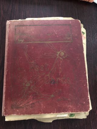 Antique Victorian Die Cut Trade Card Scrapbook Album Book