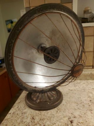 Vintage Westinghouse Cozy Glow Copper Electric Space Heater 1921 Mansfi