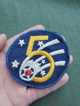 Wwii Us Army Air Corps 5th Air Force Australian Theater Made Patch