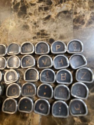 50 Vtg Royal Typewriter Keys (for Jewelry Makers Charms Necklaces Etc) Magic