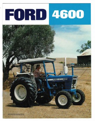 1976 Ford 4600 Tractor Australian Sales Brochure - Ford Australia