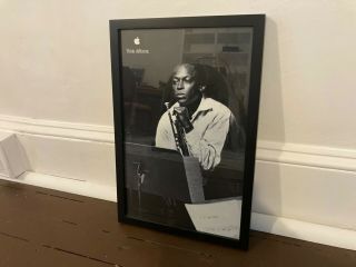Apple Think Different: Miles Davis 11 " X17 " Framed