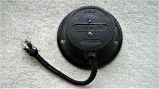 Ww2 German Kriegsmarine Nex Bakelite U Boat Headphone Speaker