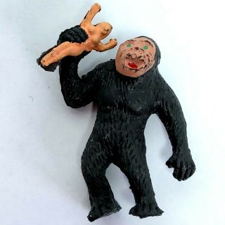 King Kong Rubber Figure Toy Figurine Small Vintage