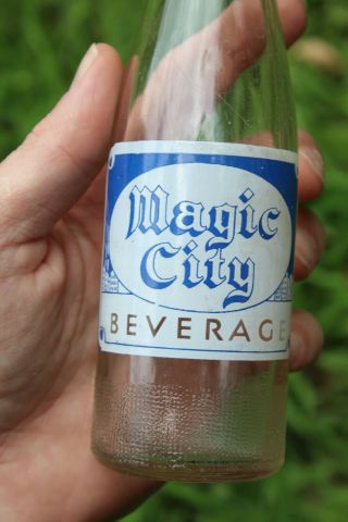 1942 Magic City Beverage Acl Bottle Birmingham Alabama Barq 
