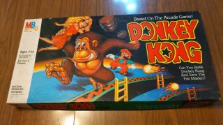 Donkey Kong Board Game Milton Bradley Vintage 1982 Missing Only 1 Piece