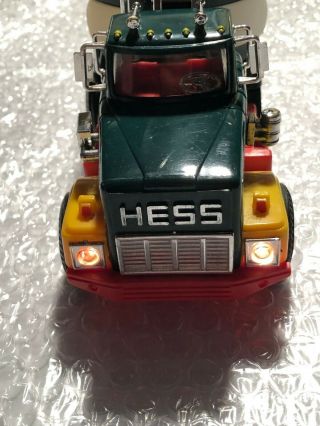 Vintage 1984 Hess Gasoline Fuel Oil Tanker Truck Bank Old Toy - -