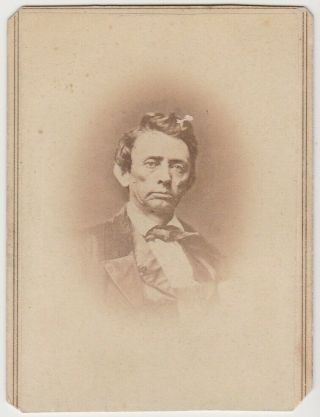 Cdv William G " Parson " Brownlow Civil War Tennessee Unionist Photo By Anthony