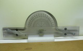 Marine Navigation Parallel Ruler With Protractor - U.  S.  Maritime Commission
