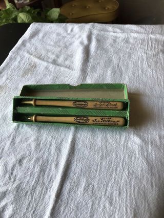 Vintage Baseball Pen And Pencil Set