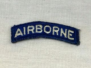 Wwii U.  S.  Army Airborne Blue & White " Airborne " Tab Dress Uniform
