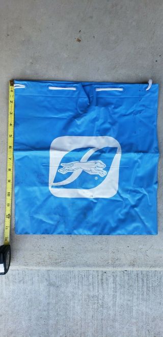 Vintage Greyhound Bus Travel Pillow And Tote Bag 2 In 1 Combination