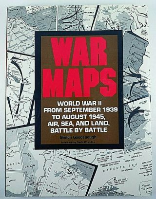 Ww2 British German Us War Maps Of Ww2 Air Sea Land Battle Reference Book