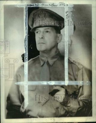 1942 Press Photo General Douglas Macarthur Before The War Broke Out With Japan
