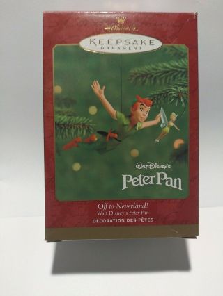Hallmark 2000 Peter Pan,  Off To Neverland Keepsake Ornament