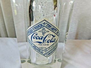 Vintage 1975 Atlanta Coca - Cola Bottling Co 75th Anniversary Bottle In Lucite