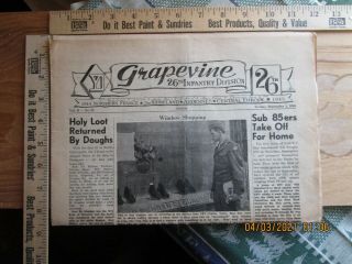 Grapevine 26th Infantry Division Sept 2 1945 Paper