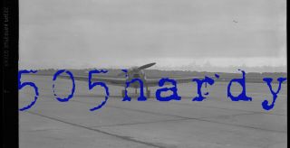 Wwii Us Photo Negative - Us Captured German Me 108 Taifun On Airfield Apron 3